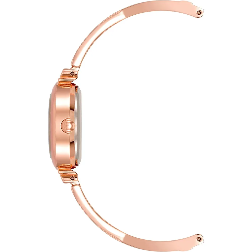 Anne Klein AK/2245 reloj mujer con cristales premium y set de pulseras | 26.5 mm - Oro Rosa