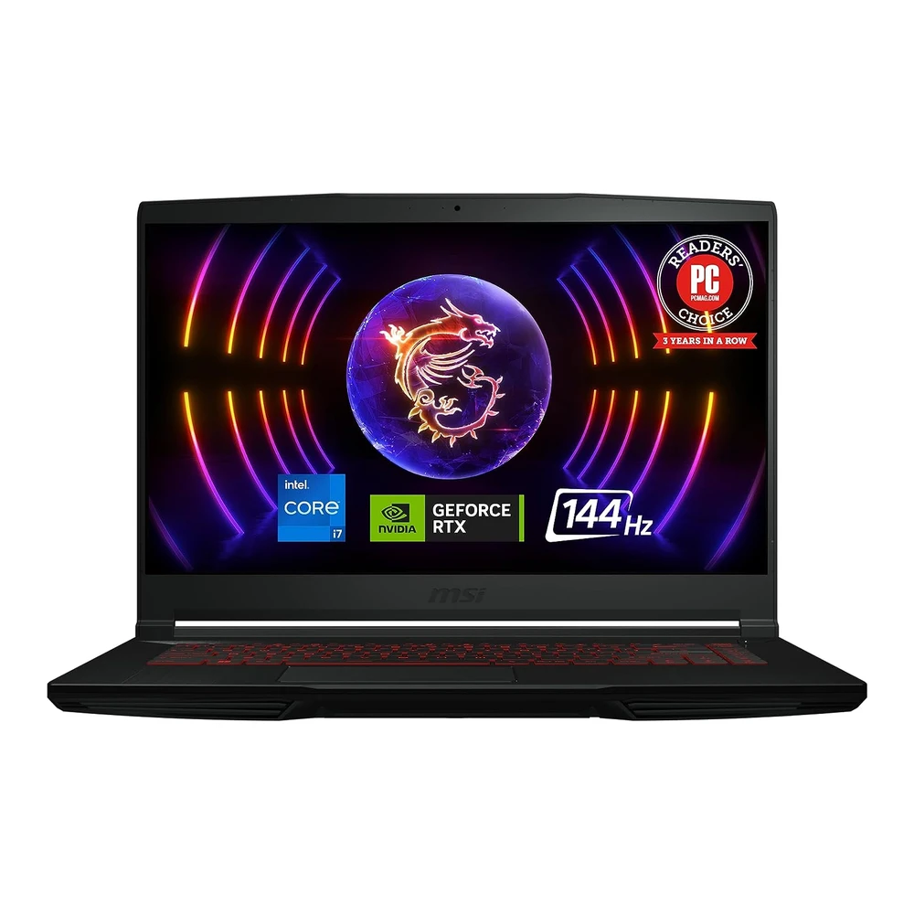 LAPTOP GAMING THIN GF63 MSI 15.6" I7 12.ª GENERACIÓN GEFORCE RTX 4050 16GB 512GB SSD - TECLADO INGLÉS