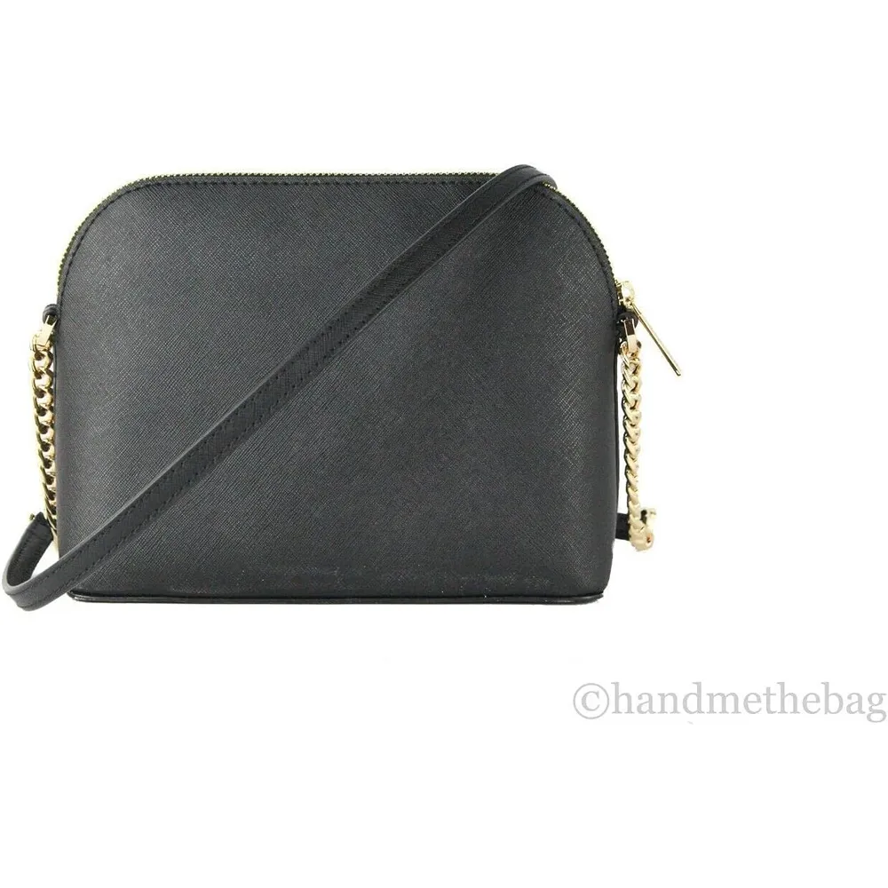 MICHAEL KORS Jet Set Bolso bandolera mediano de cuero | Negro - Multicolor