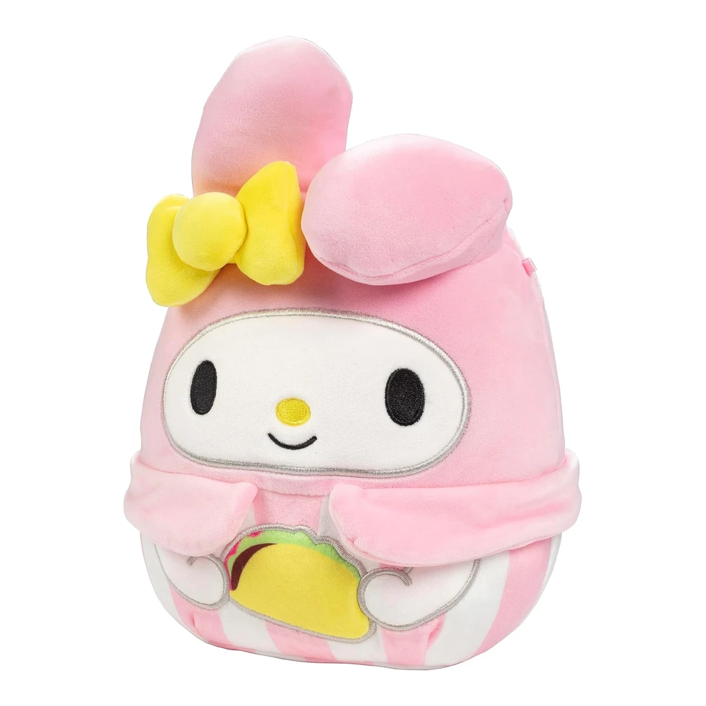 b0bt8ct849_1.webp Squishmallows My Melody With Taco de 8' - Kellytoy Sanrio - Juguete de Peluche Coleccionable Suave y Esponjoso de Hello Kitty