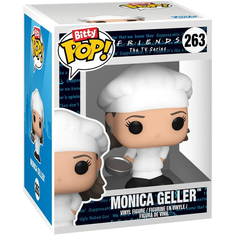 FUNKO POP PACK DE 4 BITTY FRIENDS PHOEBE, MONICA, CHANDLER Y FIGURA SORPRESA