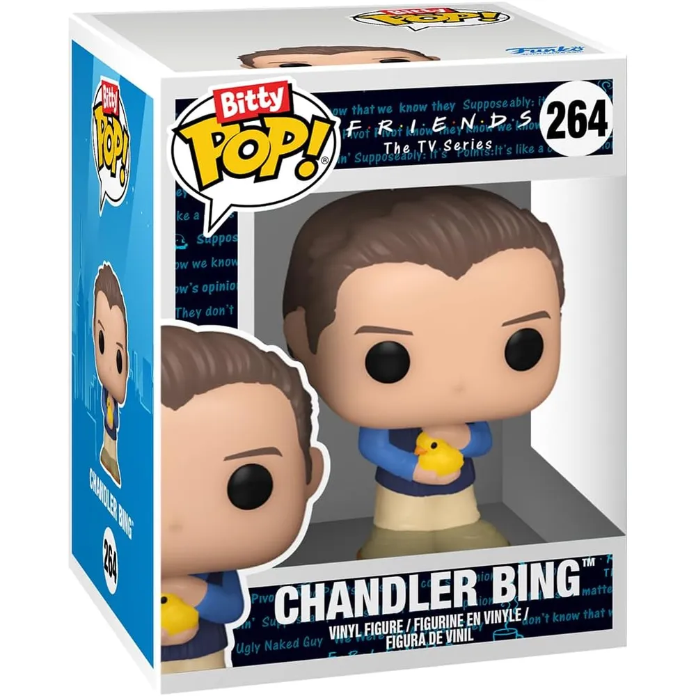 FUNKO POP PACK DE 4 BITTY FRIENDS PHOEBE, MONICA, CHANDLER Y FIGURA SORPRESA