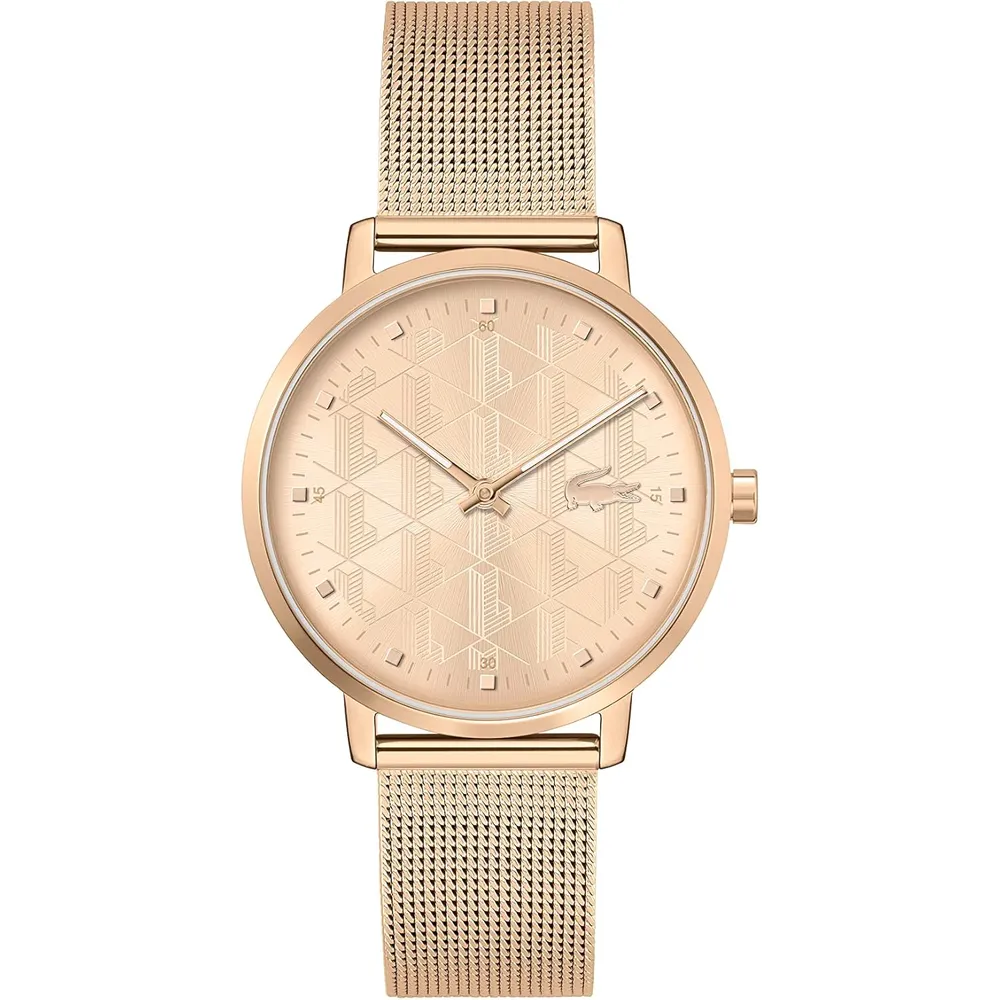 RELOJ LACOSTE CROCORIGIN 2H DE CUARZO 30M MUJER - Carnation Gold