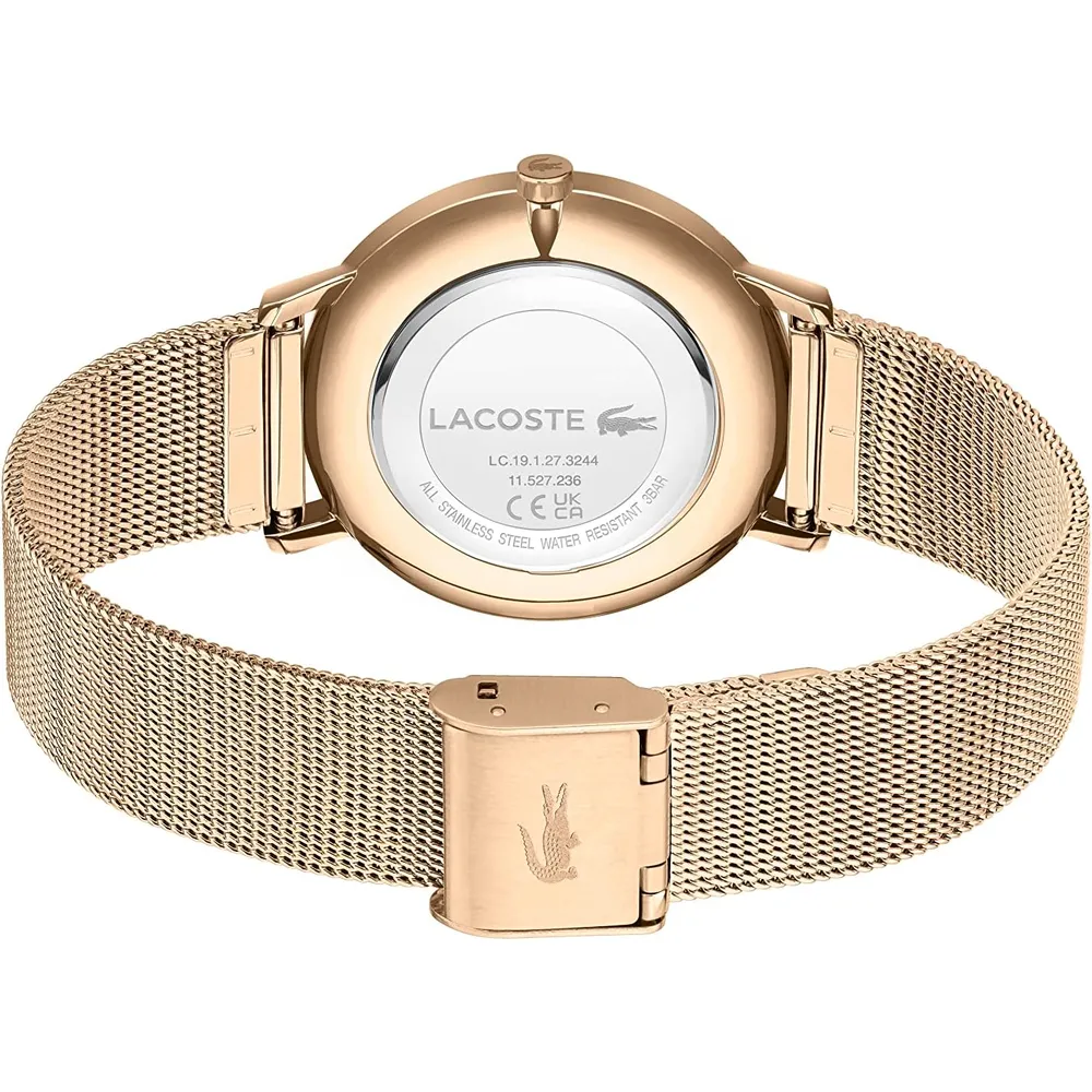 RELOJ LACOSTE CROCORIGIN 2H DE CUARZO 30M MUJER - Carnation Gold