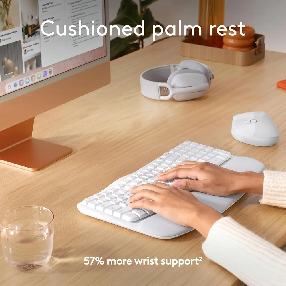 TECLADO INALÁMBRICO PARA MAC WAVE KEYS LOGITECH | BLANCO