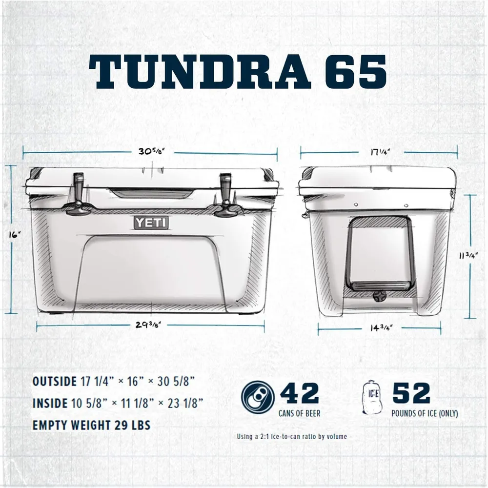 YETI Tundra 65 Cooler Portátil | Rojo