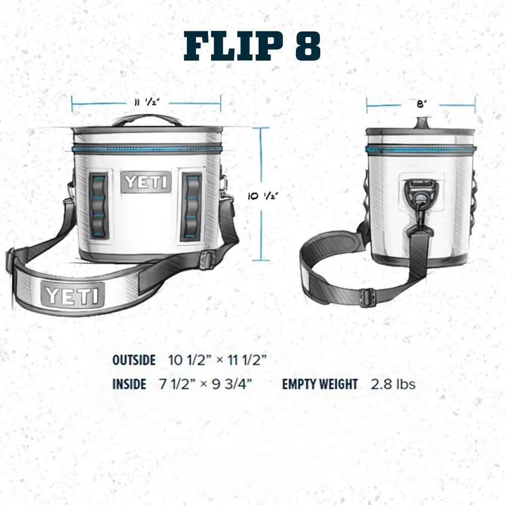 YETI Hopper Flip 8 Cooler Portátil | Negro y Verde
