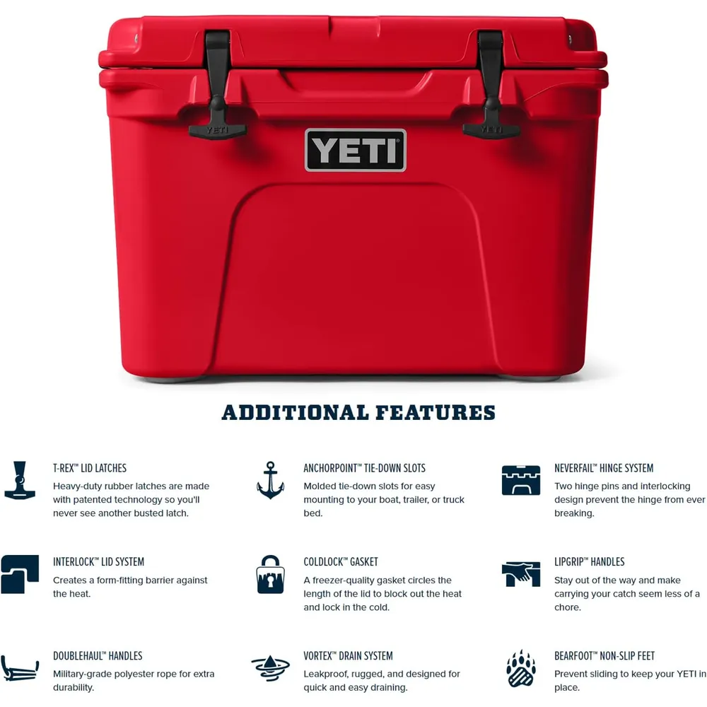 b0bttrnr3x_5_webp.webp YETI Tundra 35 Cooler Portátil | Rojo