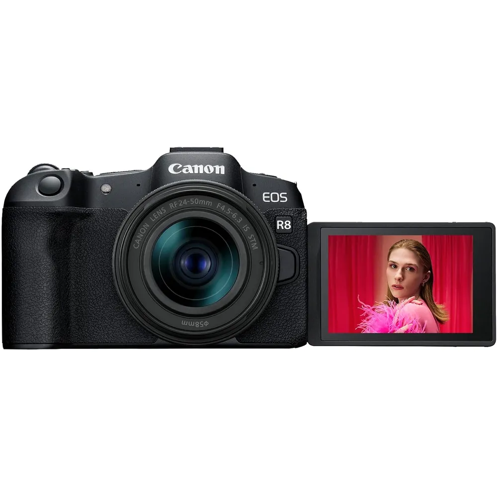 Canon cámara EOS R8 kit mirrorless | Negro