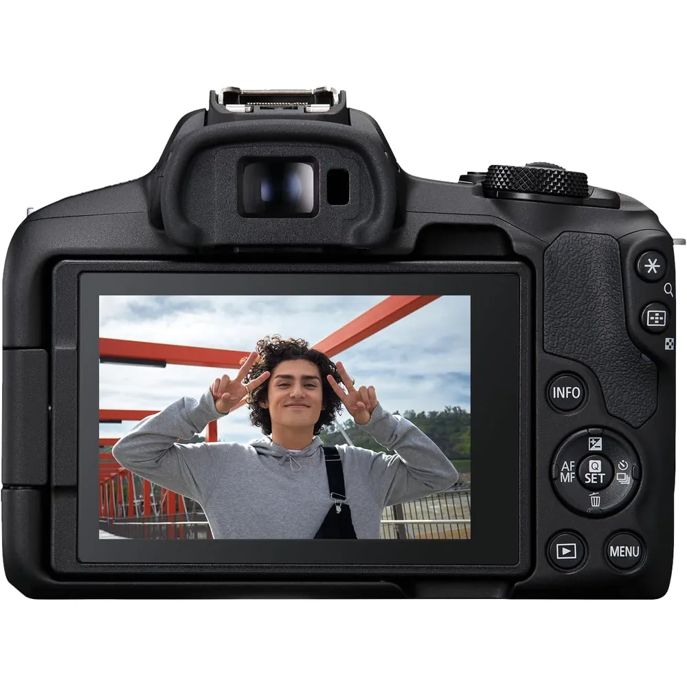 Canon cámara EOS R50 kit sin espejo | Negro
