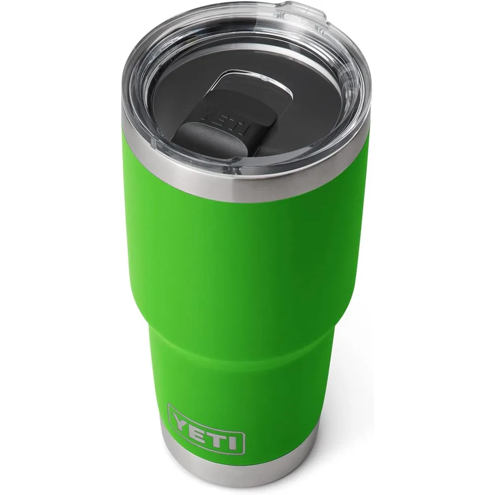 YETI Rambler Vaso de 30 oz de acero inoxidable y tapa MagSlider color verde