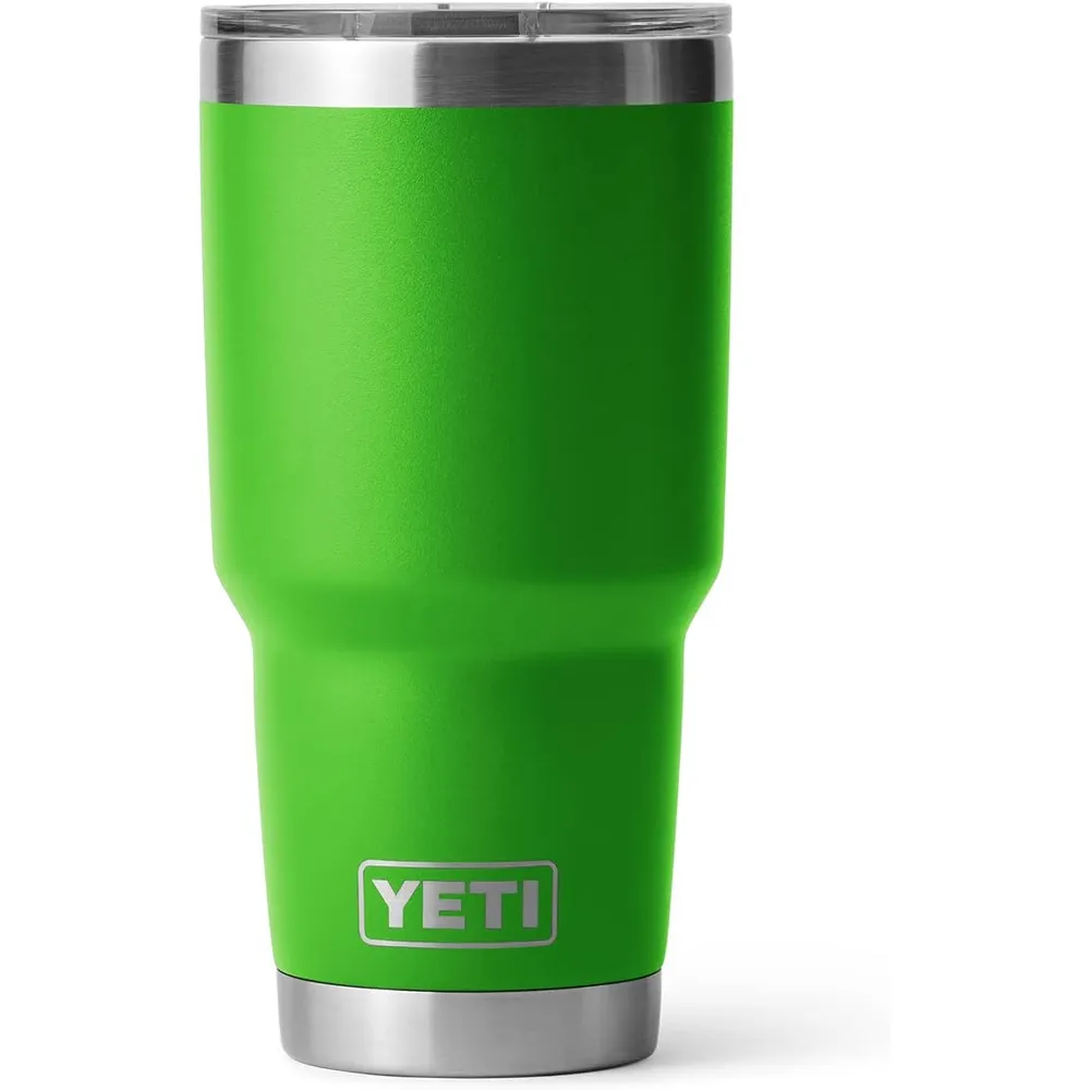 YETI Rambler Vaso de 30 oz de acero inoxidable y tapa MagSlider color verde
