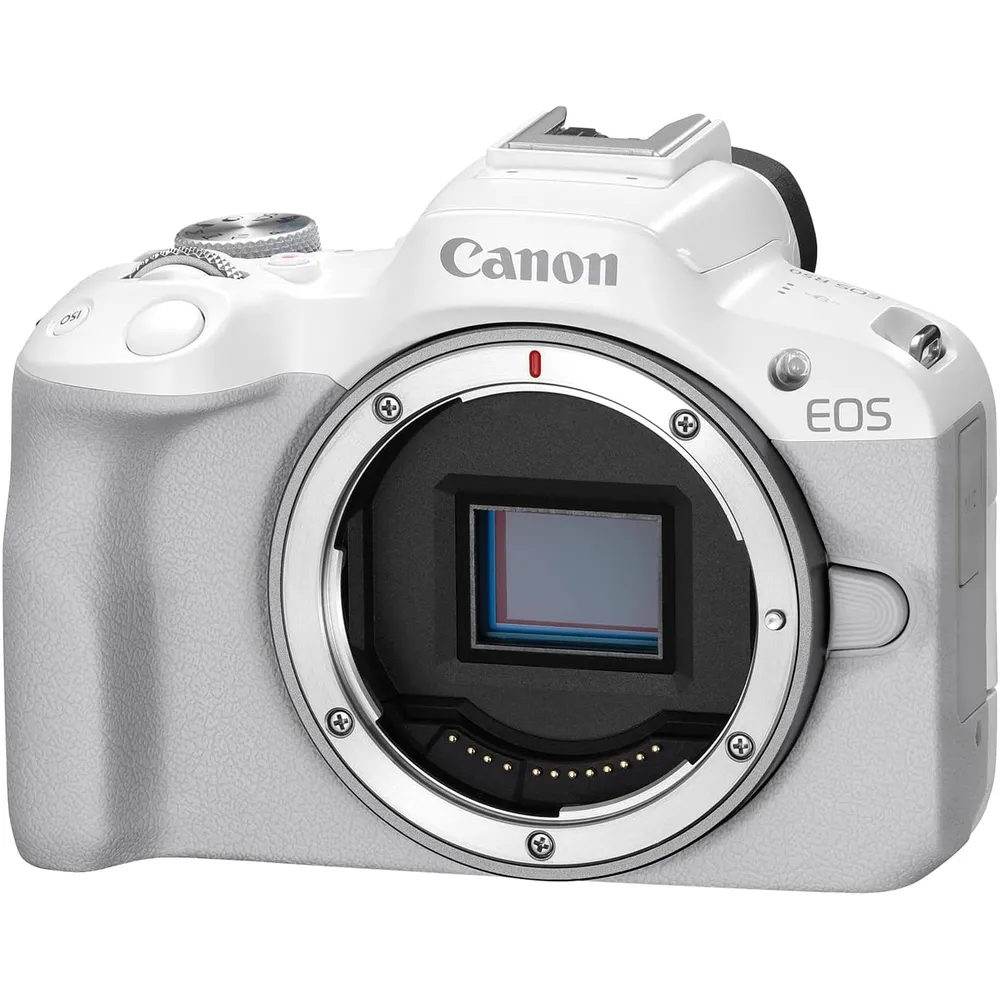 Canon cámara EOS R50 sin espejo | Plata