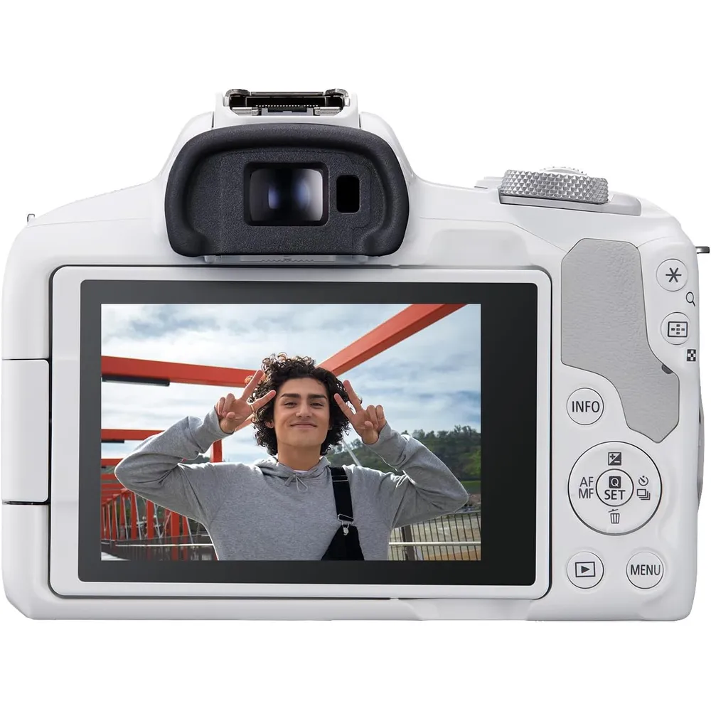 Canon cámara EOS R50 sin espejo | Plata