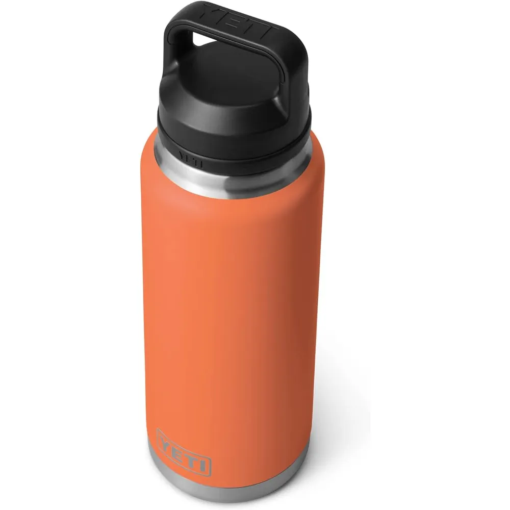 YETI Botella Rambler con Tapa para Sorbos de 36 oz | Naranja Arcilla