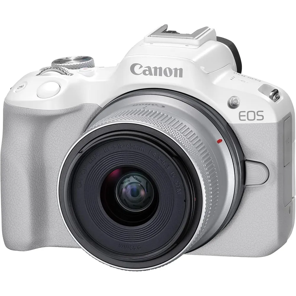 Canon cámara EOS R50 kit mirrorless | Plata
