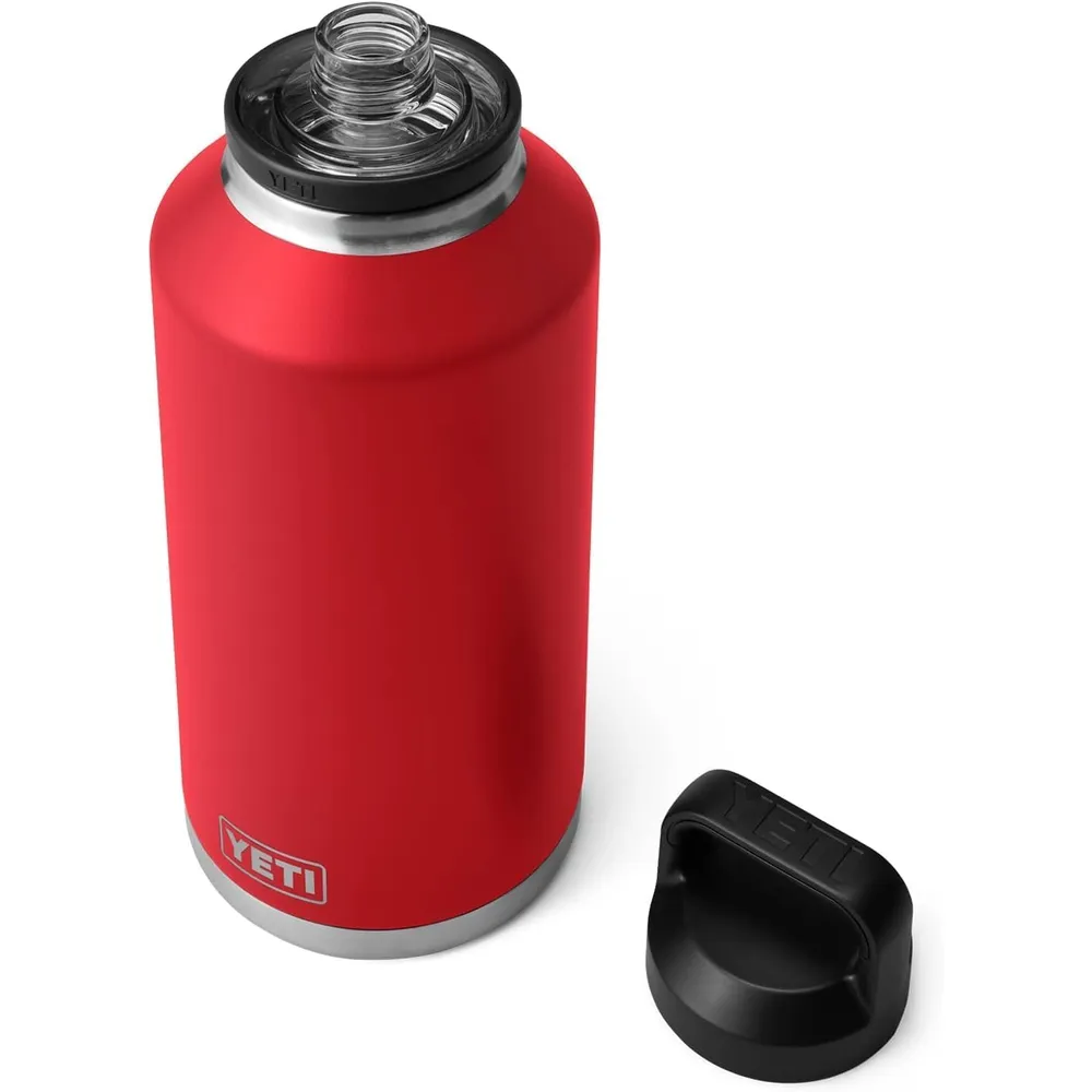 YETI Botella Rambler con Tapa de Chupón de 64 oz | Rojo