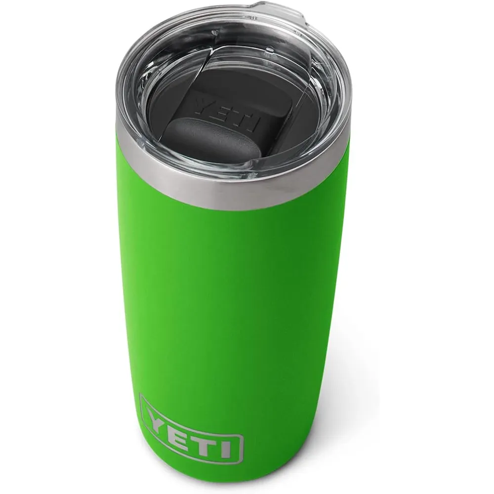 YETI Rambler Vaso de 10 oz de acero inoxidable y tapa MagSlider color verde