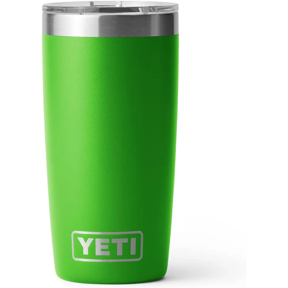 YETI Rambler Vaso de 10 oz de acero inoxidable y tapa MagSlider color verde