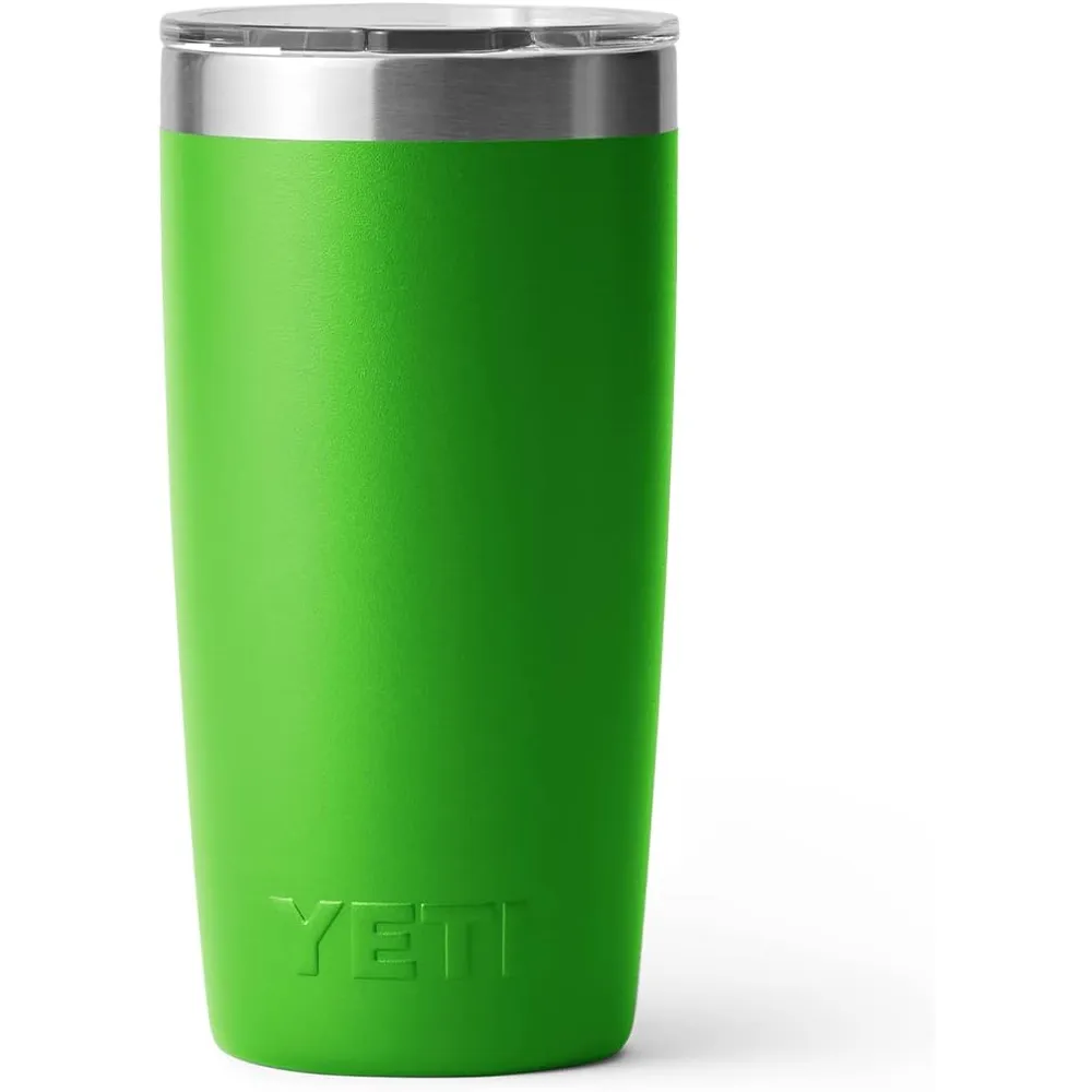 YETI Rambler Vaso de 10 oz de acero inoxidable y tapa MagSlider color verde