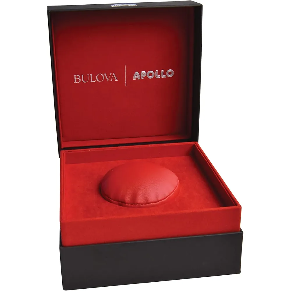 Bulova reloj Apollo Theater de edición especial cuarzo 3 agujas | Negro