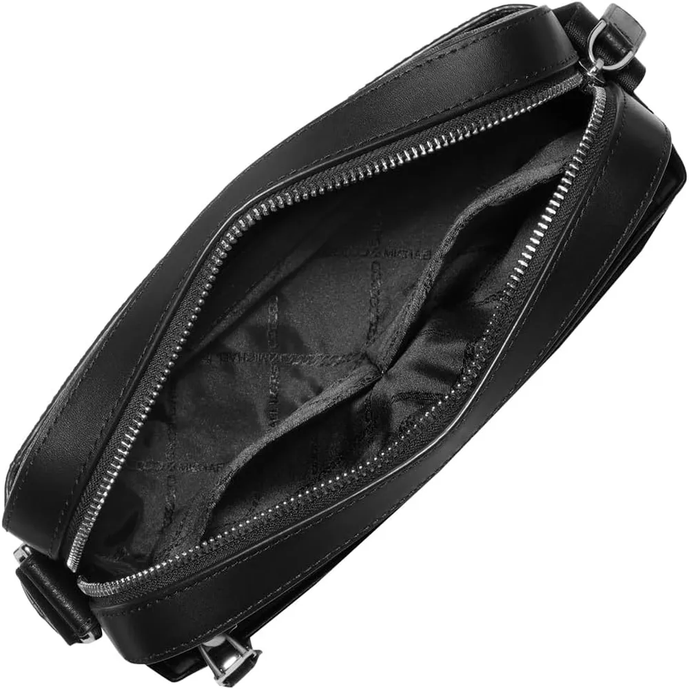 Michael Kors | Bolso Hudson Utility Gunmetal/Negro Crossbody