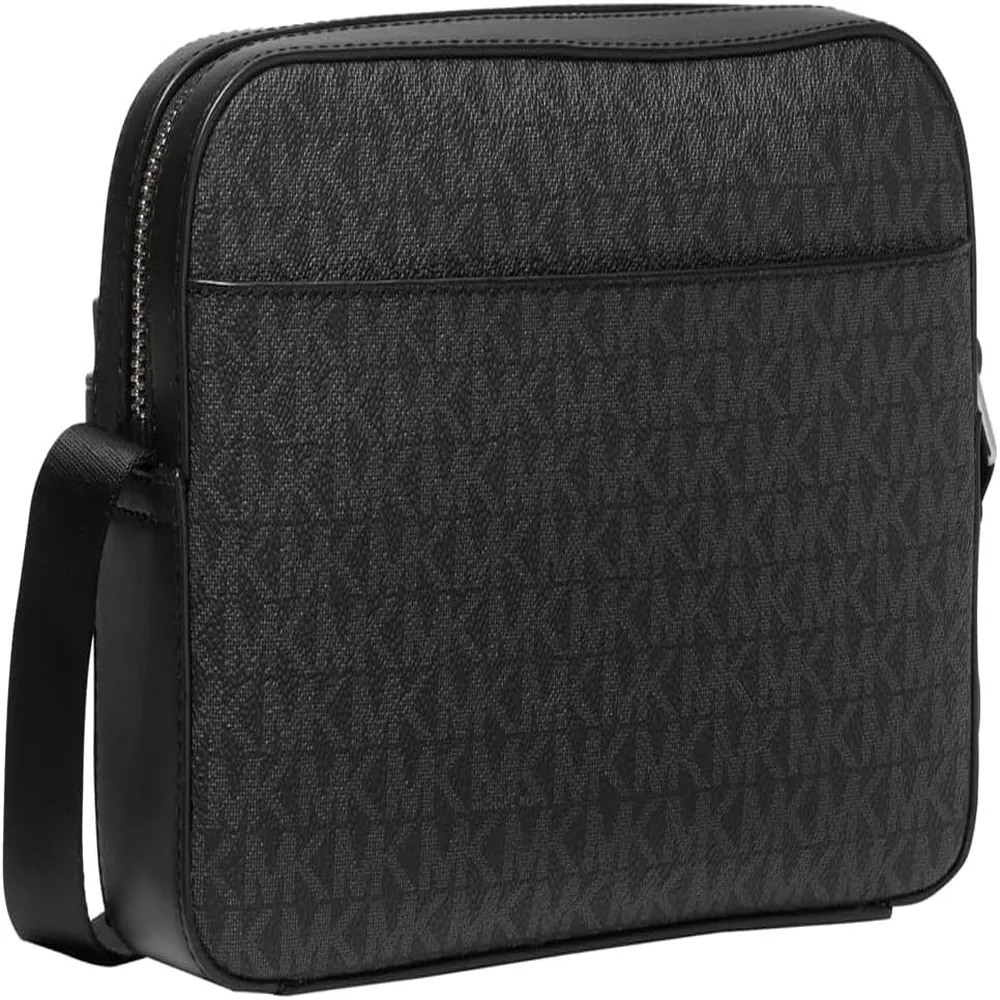 Michael Kors | Bolso Hudson Utility Gunmetal/Negro Crossbody