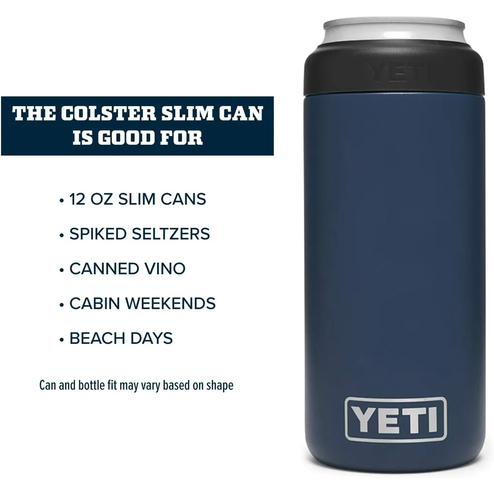 YETI Rambler Aislador de Latas No Insertable de 12 oz | Azul Marino