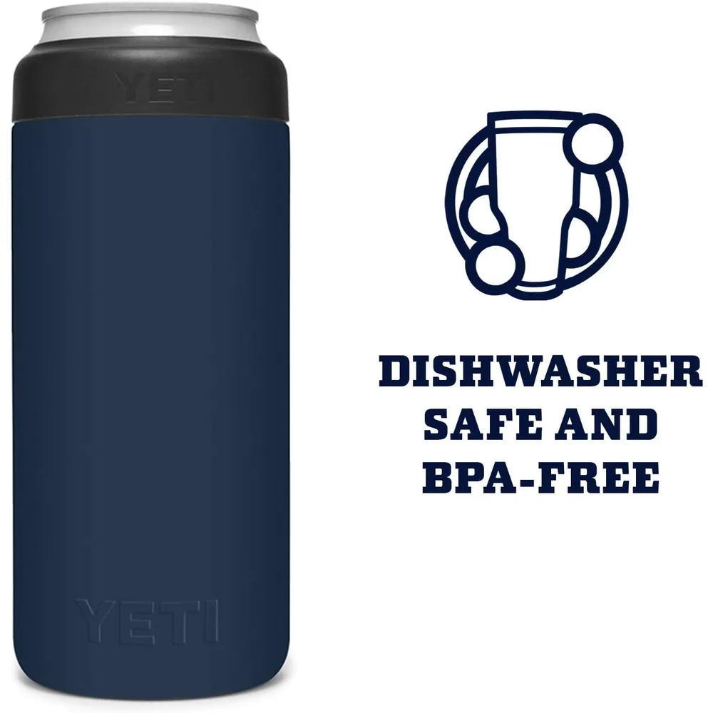 YETI Rambler Aislador de Latas No Insertable de 12 oz | Azul Marino