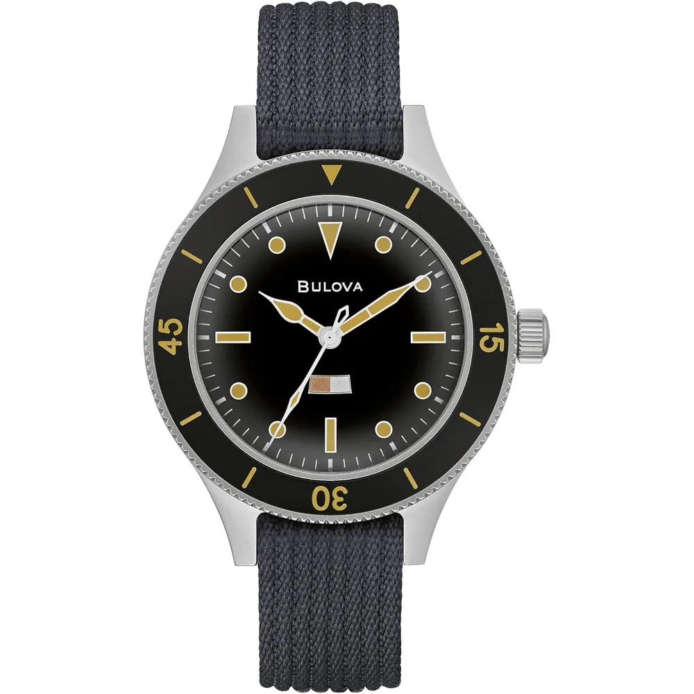 Bulova reloj serie Archive de hombre automático 3 agujas parada segundero | Gris