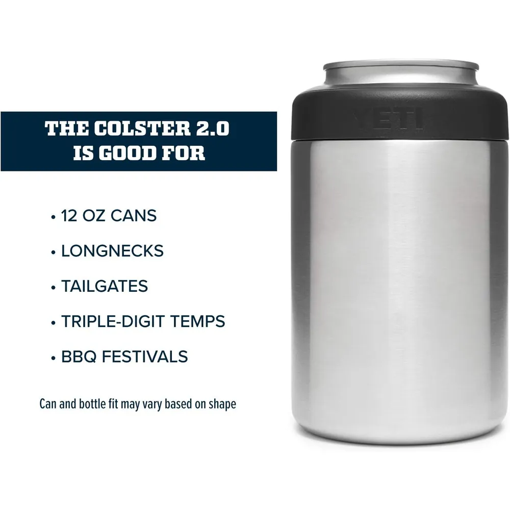 YETI Rambler Aislador de Latas No insertable de 12 oz | Plata