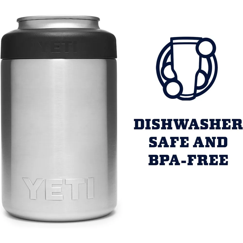 YETI Rambler Aislador de Latas No insertable de 12 oz | Plata