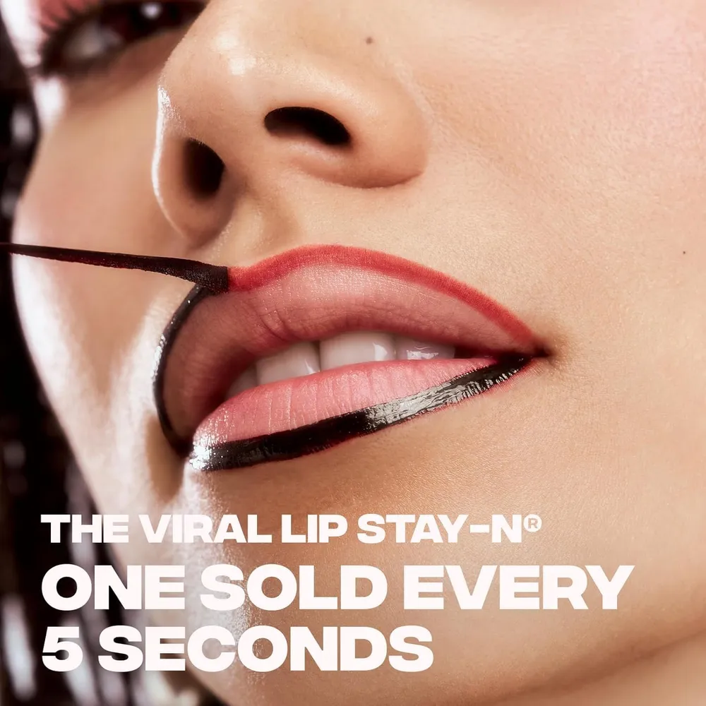 Tinte de labios Stay-N Peel Off mate Sacheu 0.12 oz / 3.5 ml | Rosado Intenso