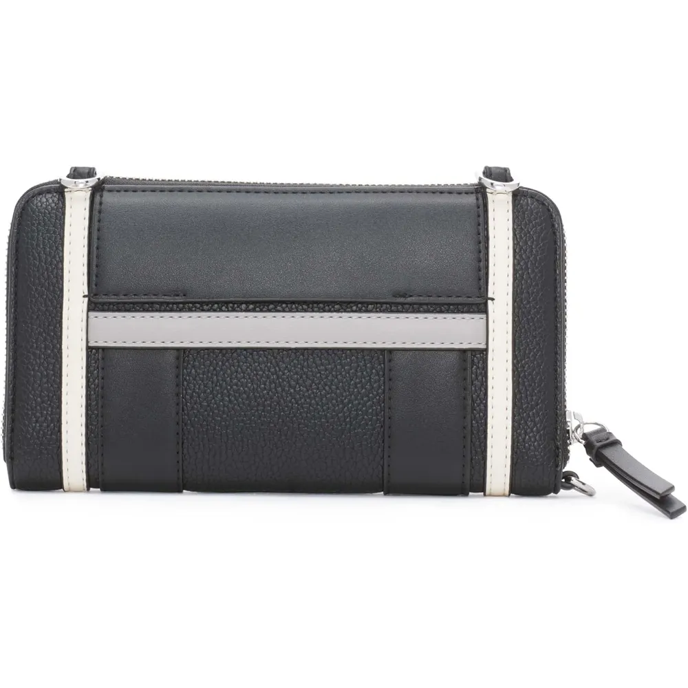BILLETERA CALVIN KLEIN ORGANIZADORA CROSSBODY NEGRO MUJER