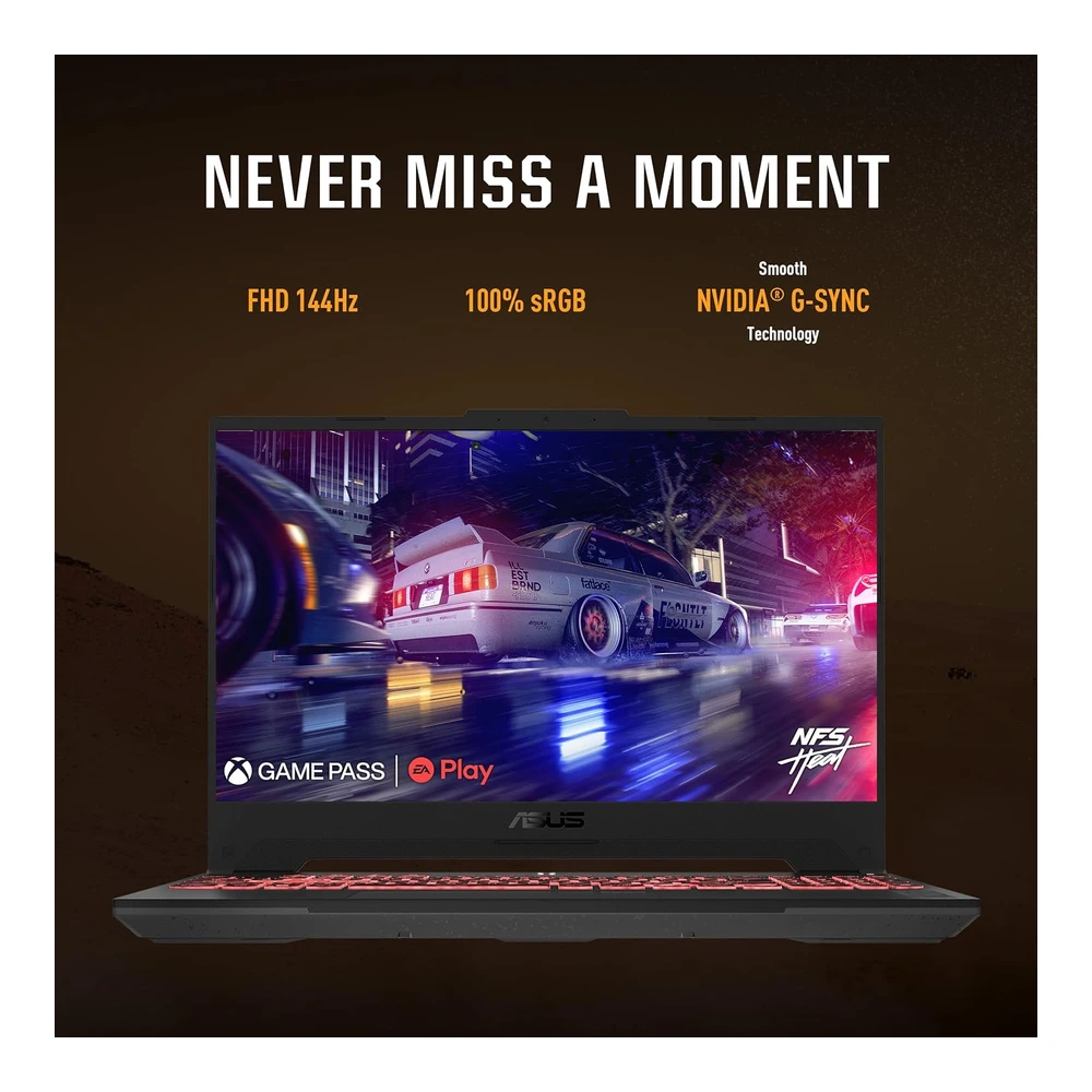b0bwhdwfhr_3.webp Asus Laptop Gaming Tuf Gaming A15 (2023) 15.6” Fhd 144hz Geforce Rtx 4050 Amd Ryzen 7 7735hs 16gb Ddr5 1tb Pcie SSD Wi-Fi 6e-Gris | Negro