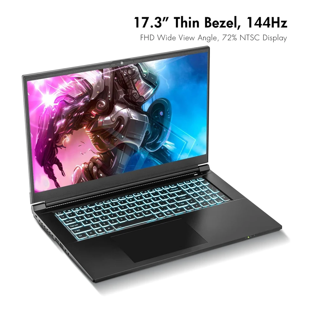 Sager 2023 Laptop Gaming Np7881e 17 3" Fhd 144hz 72% Ntsc Intel I9-13900hx Rtx 4070 8gb 32gb RAM 1tb SSD Tbt 4 | Negro