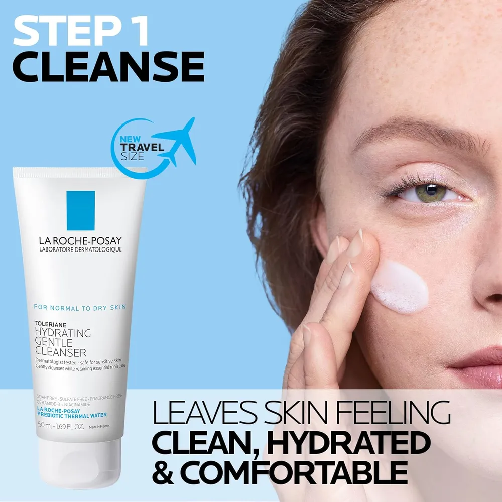CREMA FACIAL HIDRATANTE TOLERIANE DOUBLE REPAIR LA ROCHE-POSAY 1.7 OZ / 50 ML
