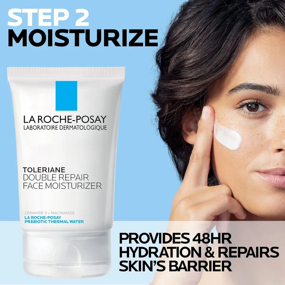 CREMA FACIAL HIDRATANTE TOLERIANE DOUBLE REPAIR LA ROCHE-POSAY 1.7 OZ / 50 ML