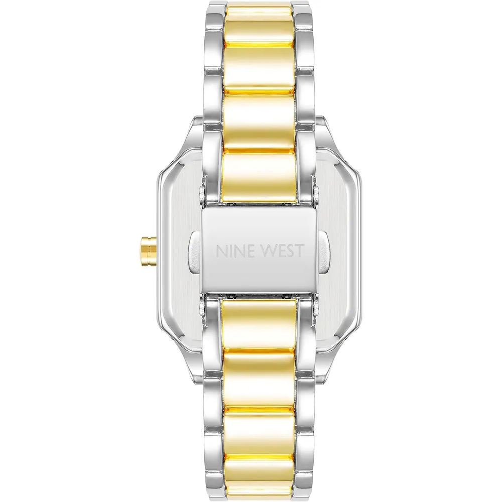 Nine West NW/2903SVSV reloj para dama | 27 mm - Plateado/Dorado