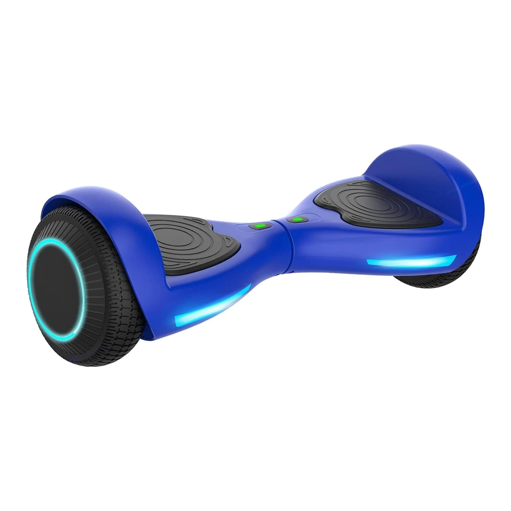Fluxx Aeropatineta Fx3 con Ruedas Led de 6.5' y Faro y Potencia de 6.2 Mph Por Motor de 200 W y Batería de 50.4 Wh (Azul)