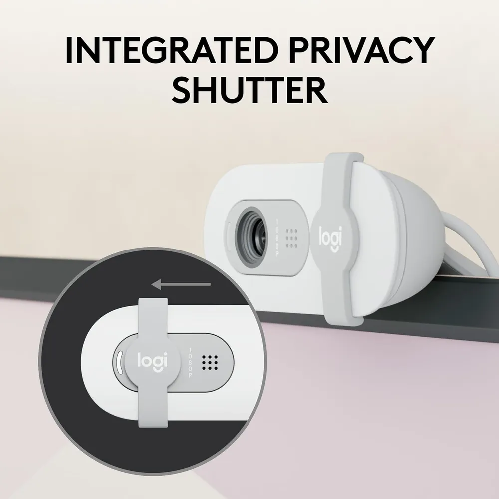 CÁMARA WEB BRIO 100 LOGITECH | OFF WHITE