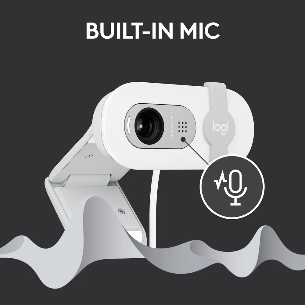CÁMARA WEB BRIO 100 LOGITECH | OFF WHITE