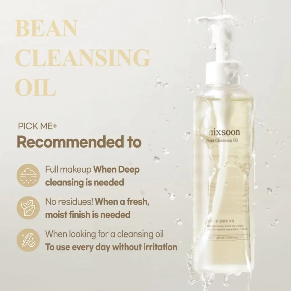 Mixsoon Aceite Limpiador de Bean 195 ml – Korea Skin Care