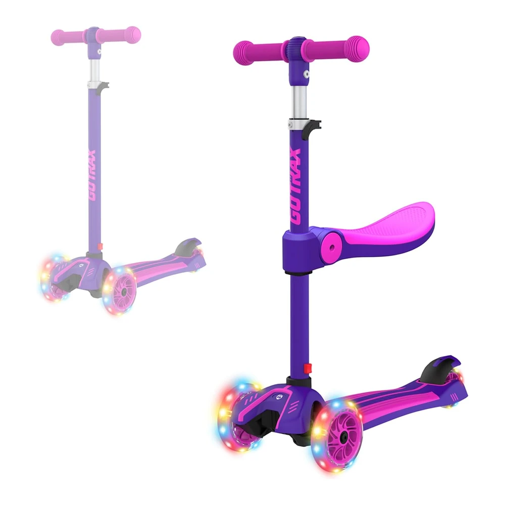 GOTRAX KS1/KS3 PATINETA INFANTIL LUZ LED Y MANUBRIO AJUSTABLE