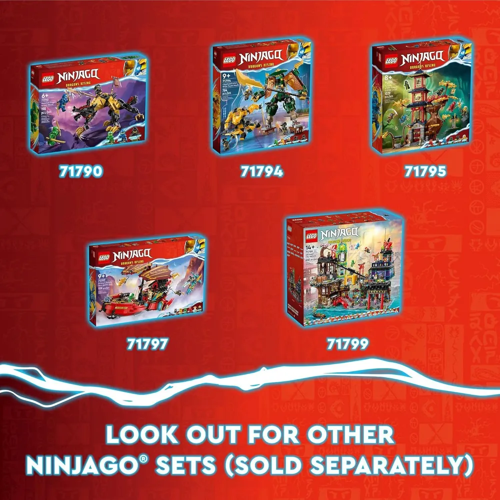 Lego Ninjago Sora Moto Mecánica Transformable con dragón