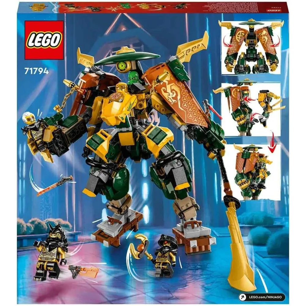 Lego Ninjago Mechs de Lloyd y Arin con 2 mechs y 5 figuras