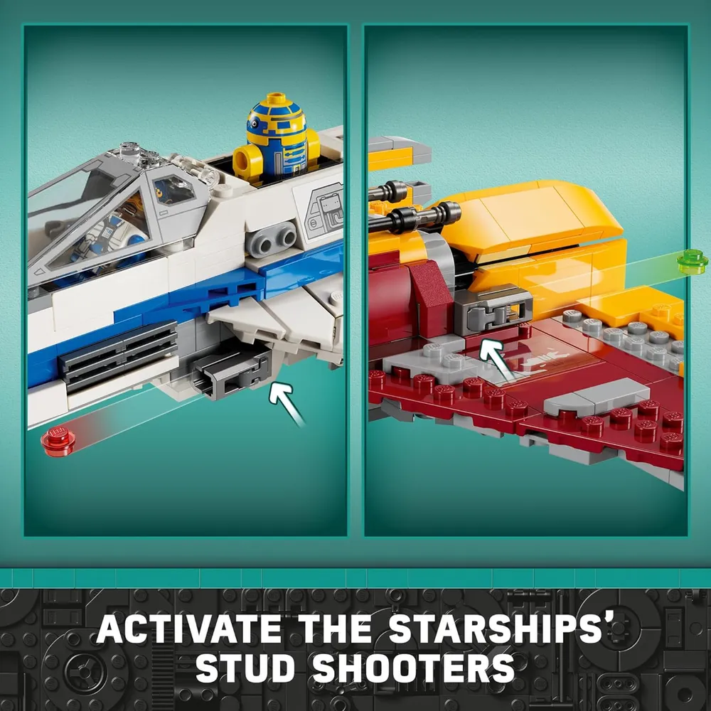 Lego Star Wars Ahsoka Ala-E vs Caza Shin Hati con 5 figuras