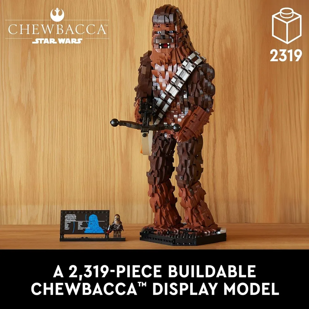 Lego Star Wars Chewbacca figura coleccionable para armar y exhibir