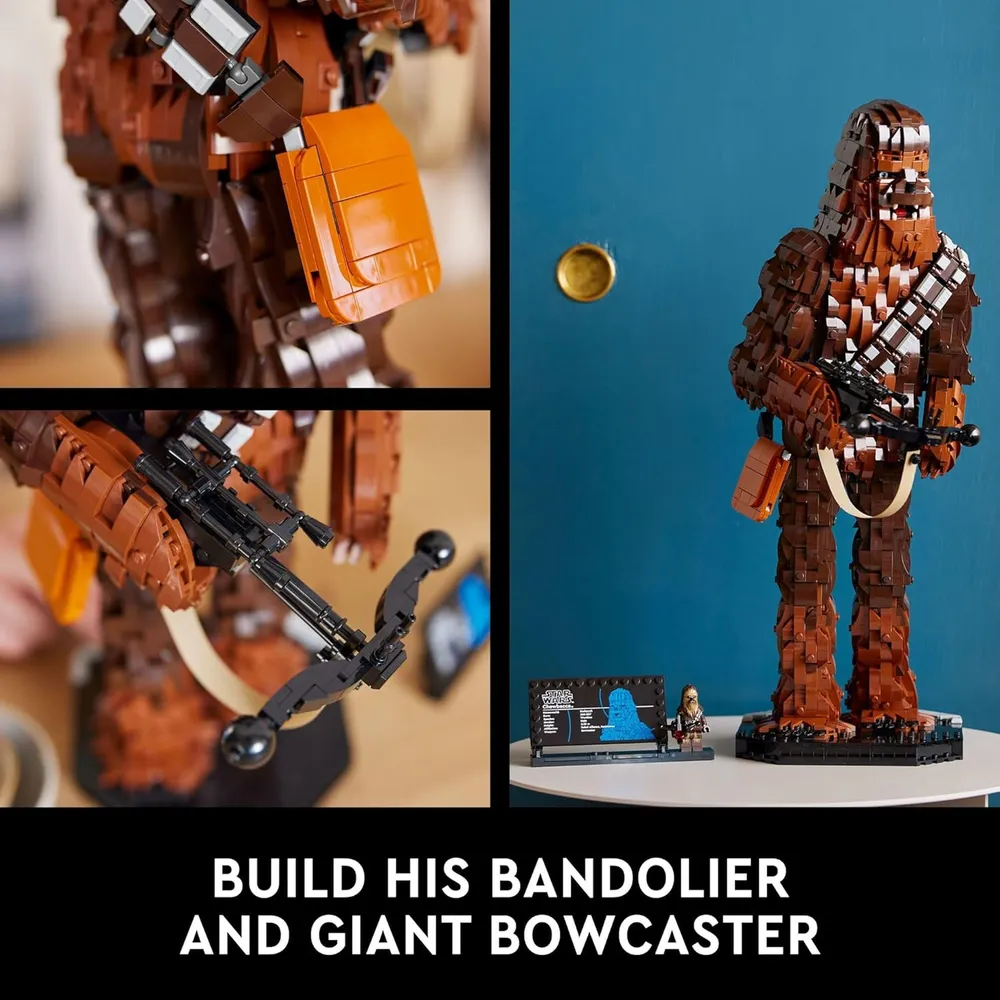 Lego Star Wars Chewbacca figura coleccionable para armar y exhibir