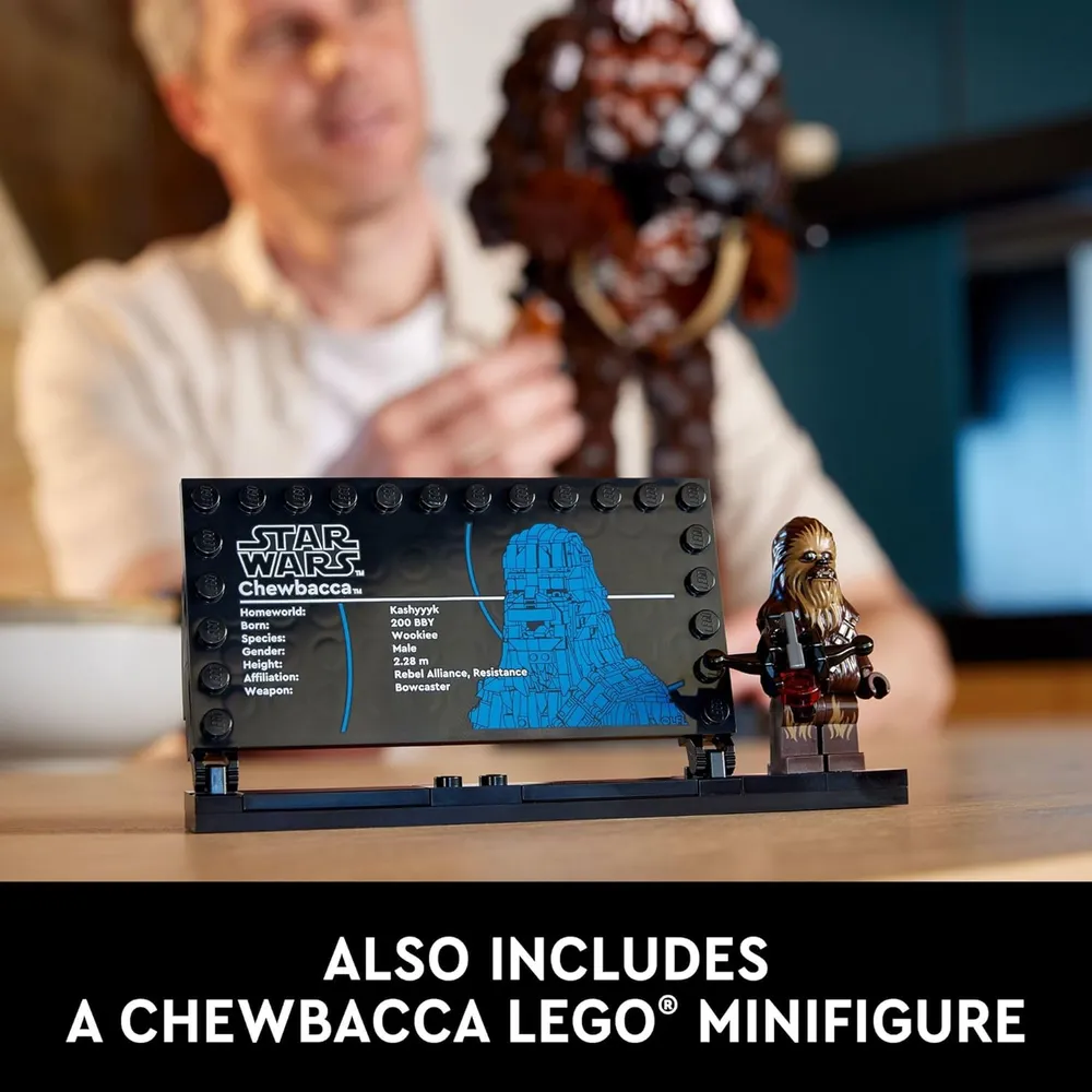 Lego Star Wars Chewbacca figura coleccionable para armar y exhibir
